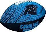 Wilson NFL Team Tailgate Junior Football Rubber Light Blue Black view 4