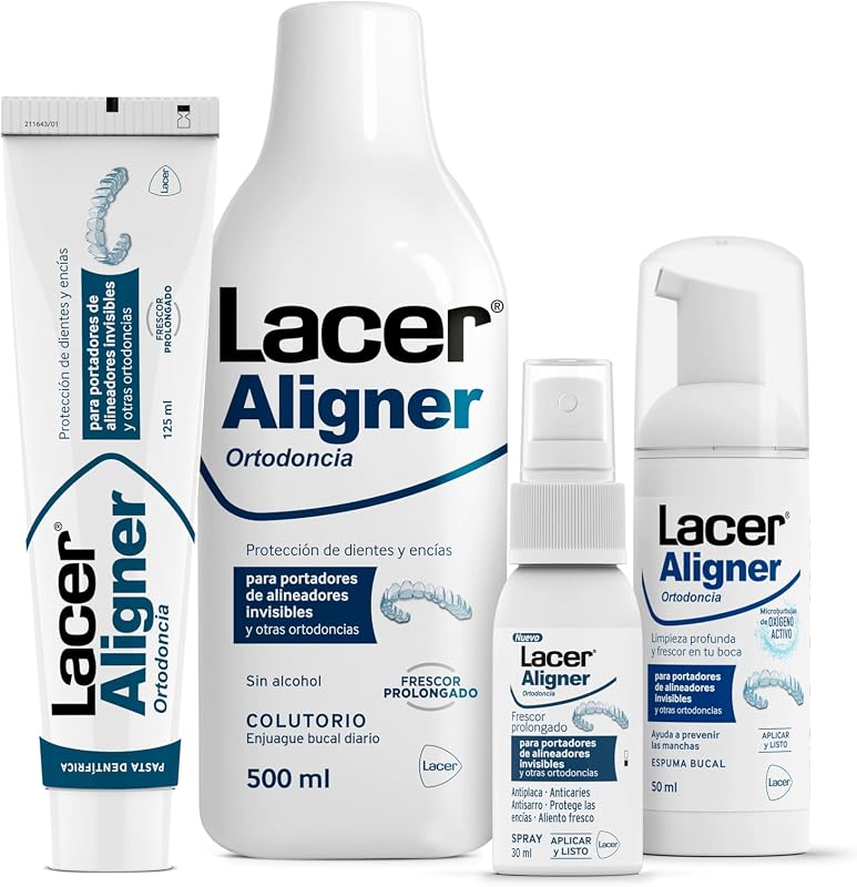 ALIGNER - Spray Bucal para Ortodoncia Invisible y Alineadores 30 ml, Frescor Prolongado, Anticaries y Antiplaca, Protege las Encías, Uso Rápido sin Aclarado, Sin Gluten Ni Alcohol — foto 5 de 5