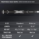 CHAMPKEY Premium Rubber Golf Grips 13 Pack Oversize Black White view 6