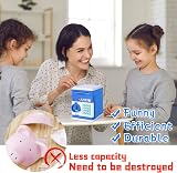 Thedttoy Electronic Piggy Bank Money Safe Blue Password with ATM Style Box view 6