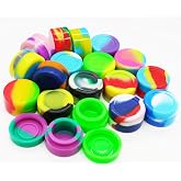 Vegcorn 5ml Silicone Wax Concentrate Containers Non-stick Jars Multi-use (8)