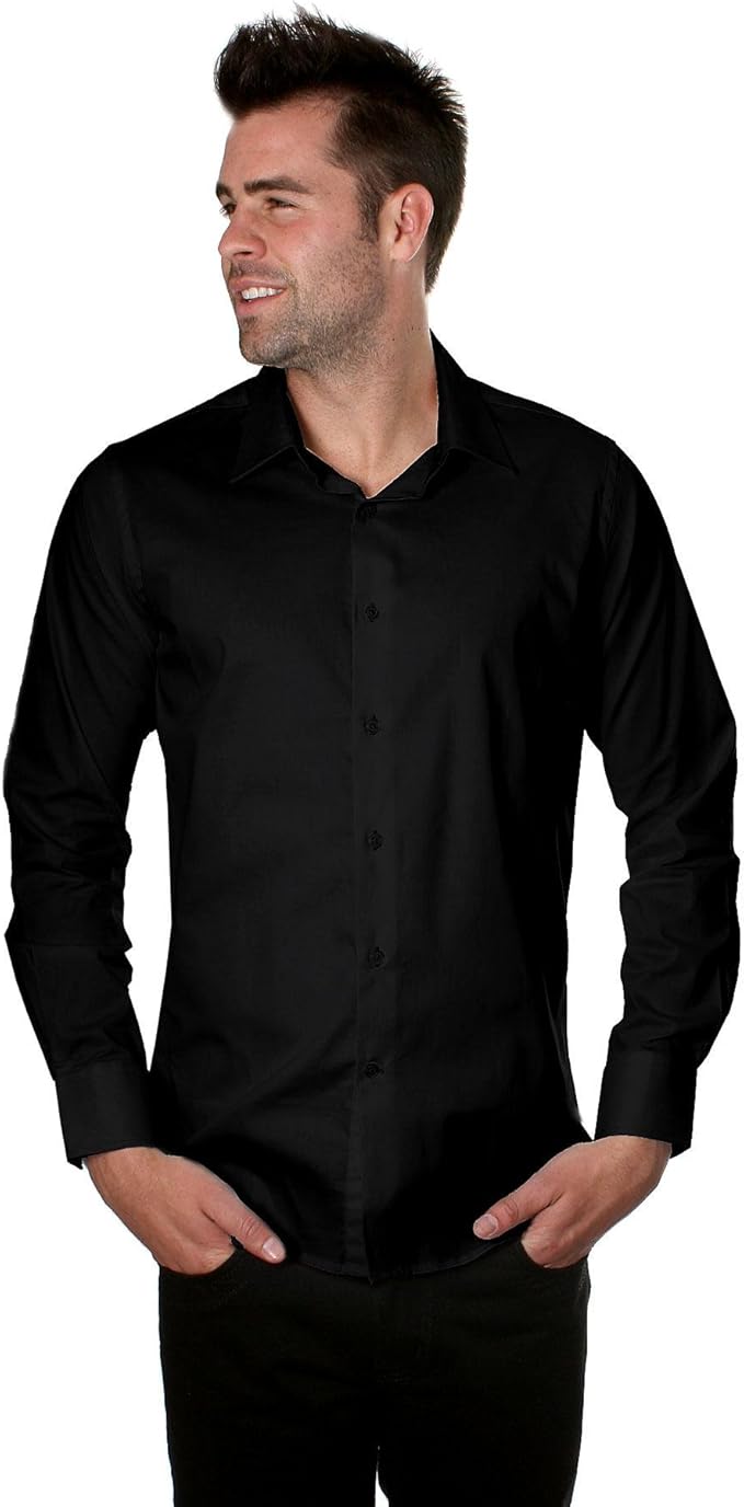 amazon men's button down dress shirts