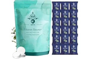 Eucalyptus Shower Steamers, 18-Pack XL Shower Steamer Aromatherapy with Essential Oils, Valentines Day Relaxing Spa Gifts for