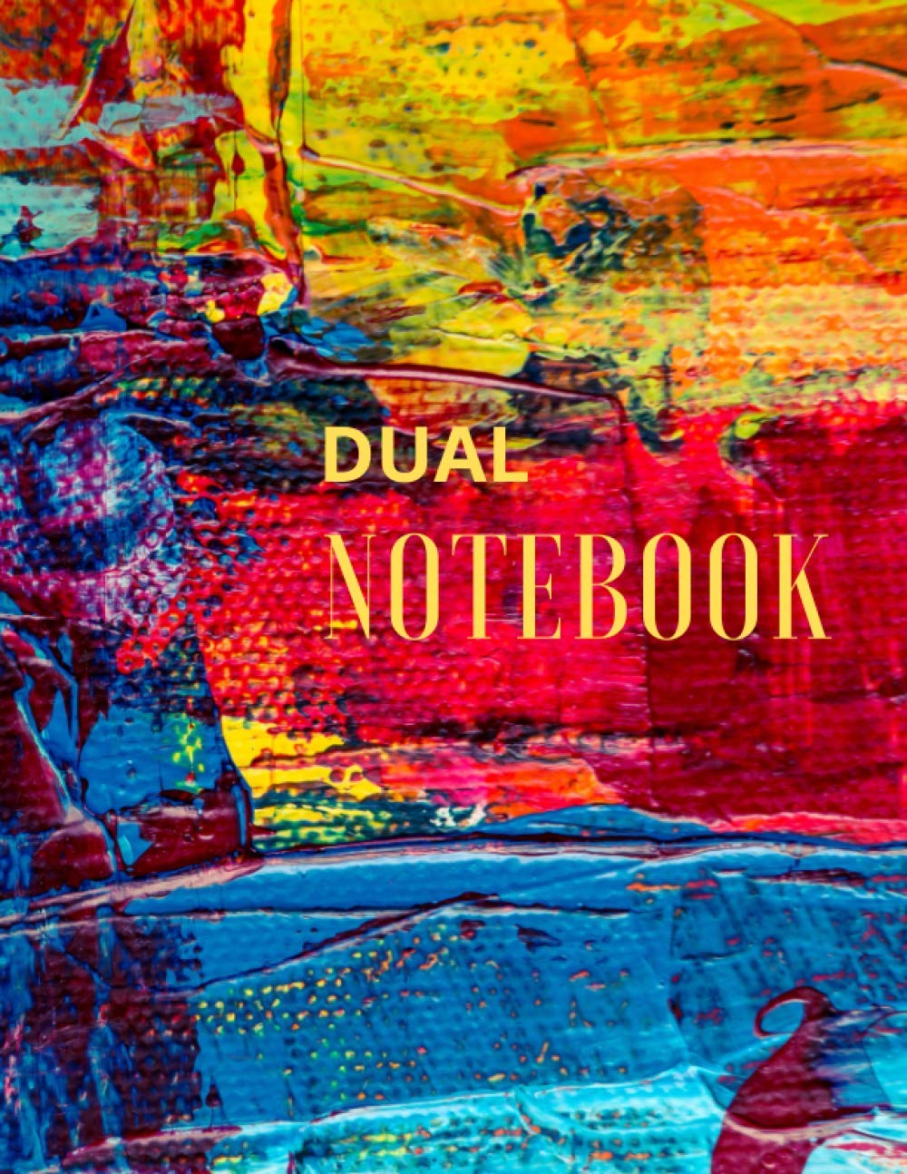 DUAL NOTEBOOK: Blank Lined Notebook for Schools and Teaching, Large (8.5 x 11 inches) - 120 page