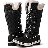 kingshow Globalwin Women’s Snow Boots – Mid-Calf-Length Winter Boots For Women with Faux Fur Lining, Insulated Cold Weather Protection, and Non-Slip Traction Sole