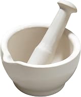 Premier Stoneware Mortar and Pestle White 12.5cm x 12.5cm Medium view 1