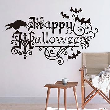Amazon Zooarts ハロウィン 飾り ウォールステッカー シール カラス