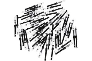 OFFSCH 50pcs Universal Fountain Pen Ink Plunger Converter, Refillable 2.6mm Diameter Ink Filling Tool