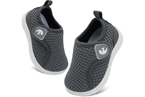 FEETCITY Wide Baby Shoes First Walking Shoes Baby Slip on Shoe Infant Sneakers Boys Girls School Shoe