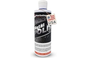 DURA-COATING TECHNOLOGY, Blue Premium Metal Polish - Perfect Brightener and Scratch Remover for Aluminum Wheels, Diamond Plate, Stainless Steel, Copper, Brass, & Nickel - (16 Ounce Bottle)