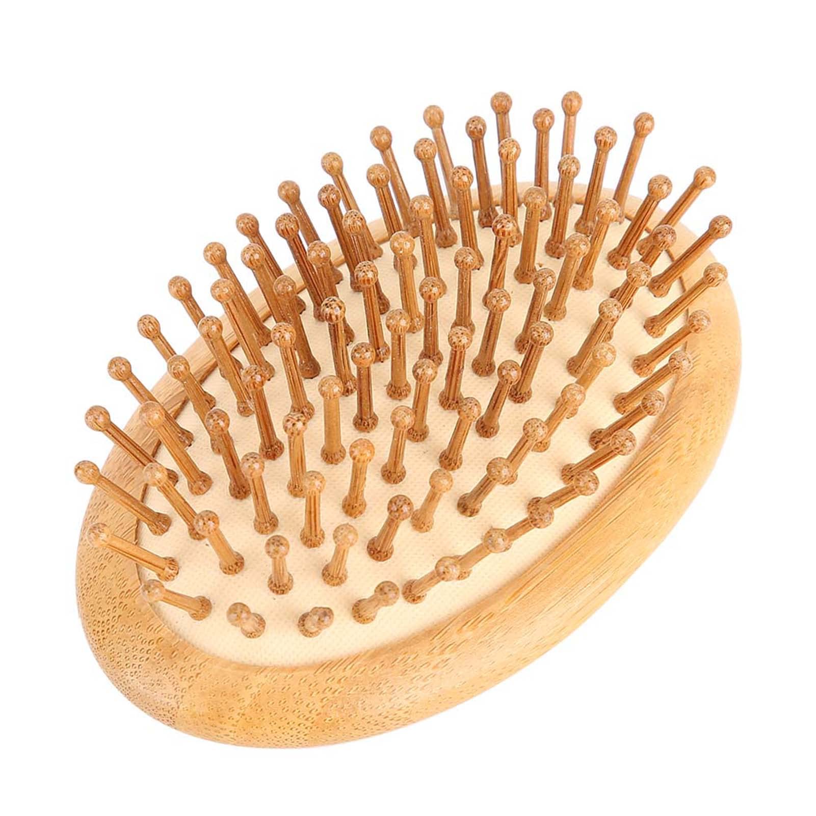 Hair Brush, No Handle Wooden Massage Comb, Mini Detangling Hairbrush, Scalp Care Styling Comb Bristle Detangling Hairbrush for Women(Hair comb)