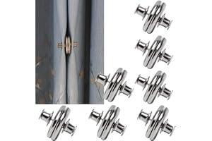YTESEERY 7 Pairs Curtain Magnets Closure, Magnetic Curtain Clips for Indoor Outdoor Curtains Prevent Light Leaking, Strong Curtain Weights Magnets for Pergola Patio Gazebo Cabana