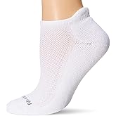 No Nonsense Women's Mesh No Show Socks with Back Tab, White, One Size (3-Pack)