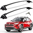 KINGGERI Lockable 260lbs Roof Racks Cross Bars Fit for Toyota RAV4 2019-2025 Accessories, Aluminum Heavy Duty Crossbar Anti-Theft Metal (Not for Adventure/TRD Off-Road/Hybrid Woodland Edition/22-24LE)