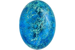 rockcloud Oval Cabochon Flatback Semi-precious Stones Sea Sediment Jasper for Jewelry Making