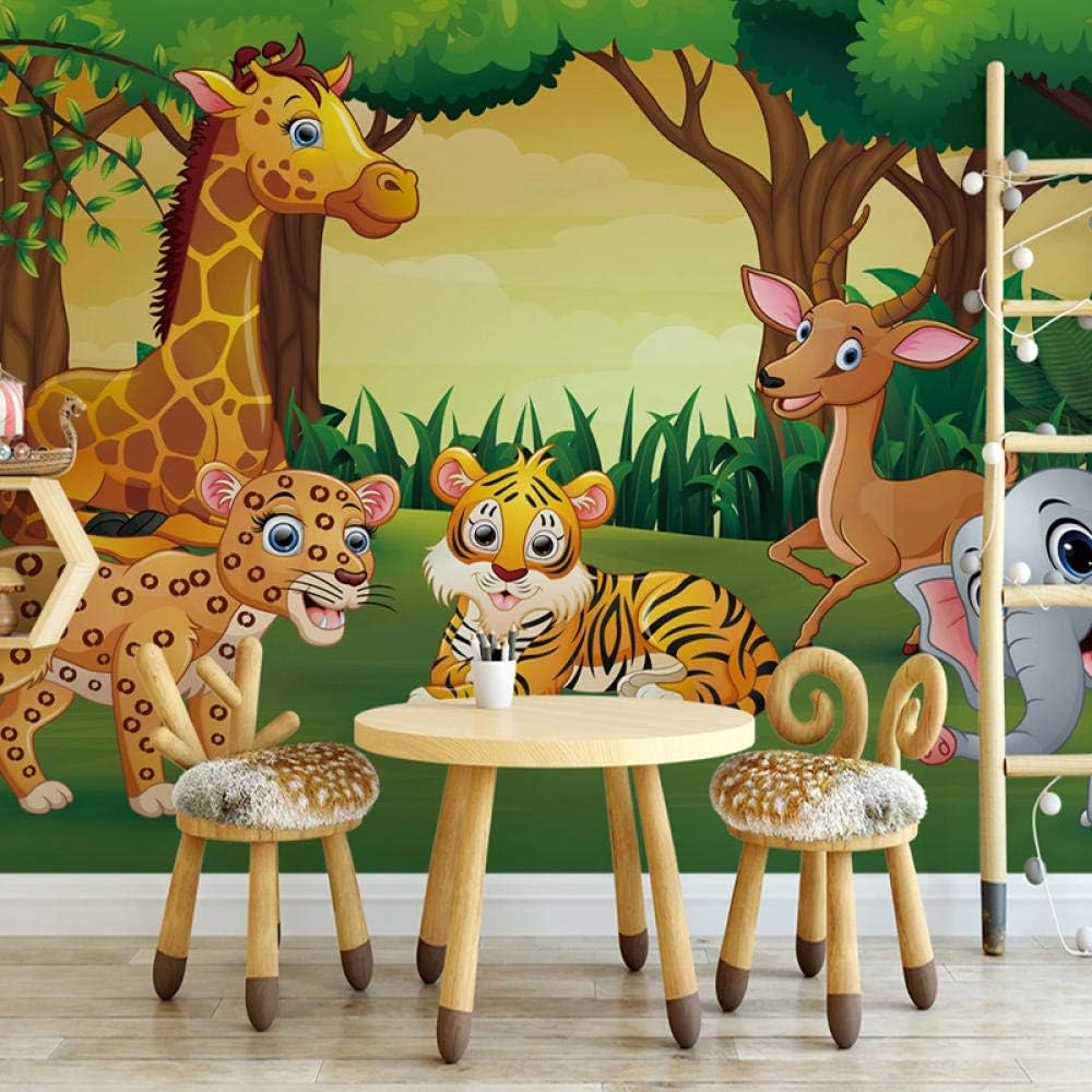 Pseaexz Mural De Papel Tapiz De Póster Para Niños 3D Dibujos Animados