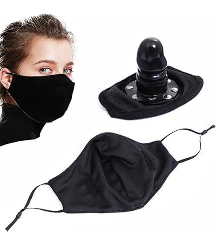 Amazon.com: Master Series Mouth-Full Premium Silicone Dildo Face Mask for  Men Women & BDSM Couples. Breathable Cotton Face Mask with Hidden Silicone  2.8 Inch Dildo Gag. Machine Washable - Black : Health