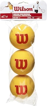 Wilson Kids Starter Foam Tennis Balls Pack of 3 Yellow One Size