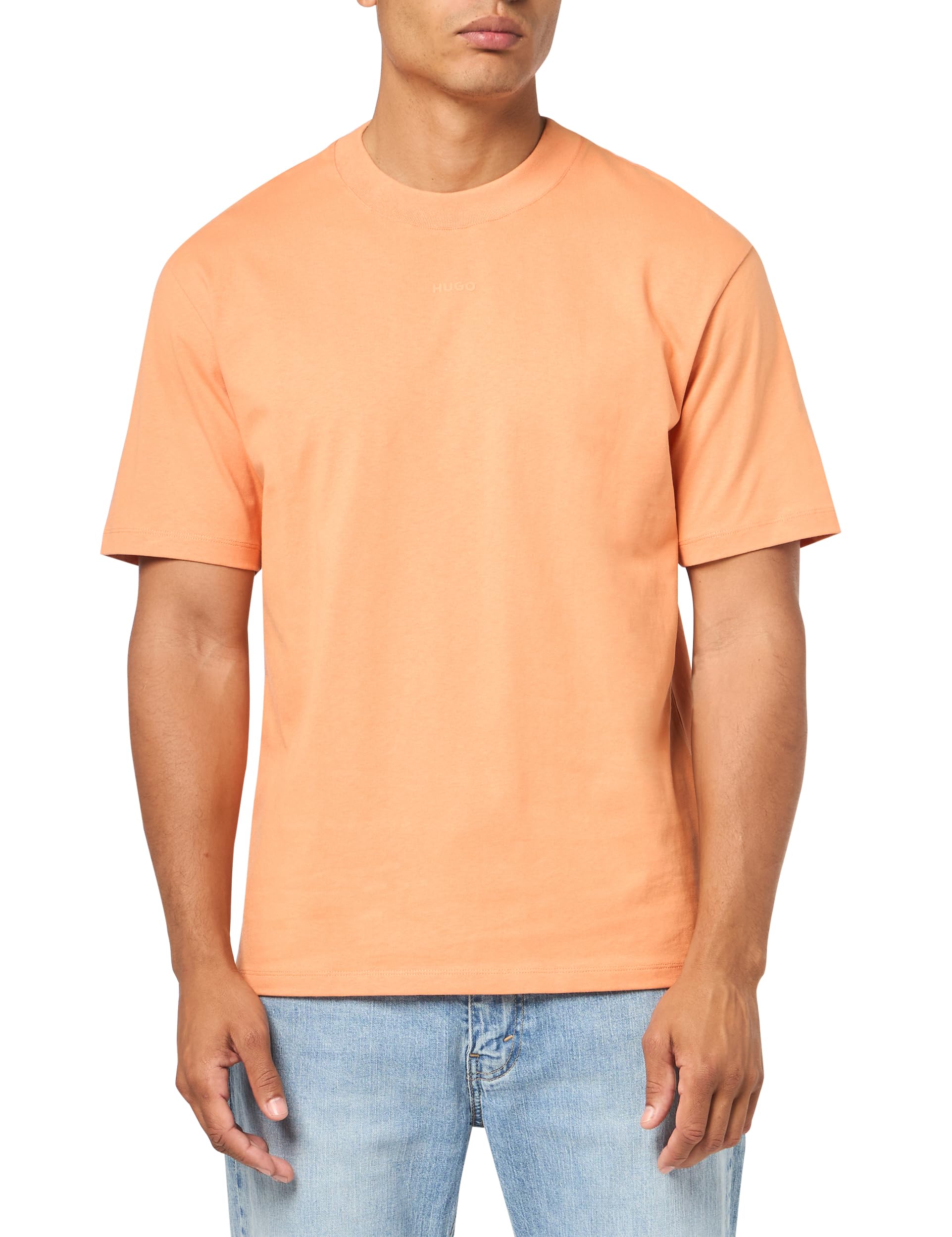 HUGO Small Center Logo Jersey Short Sleeve T-Shirt