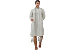 LADY DWIZA Indian Traditional Kurta Sherwani Dupatta Shawl Scarf For Men (Only Dupatta)