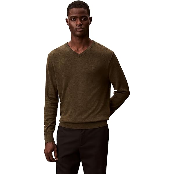 Hickey Freeman Men's Merino Wool and Cotton Blend Quarter Zip