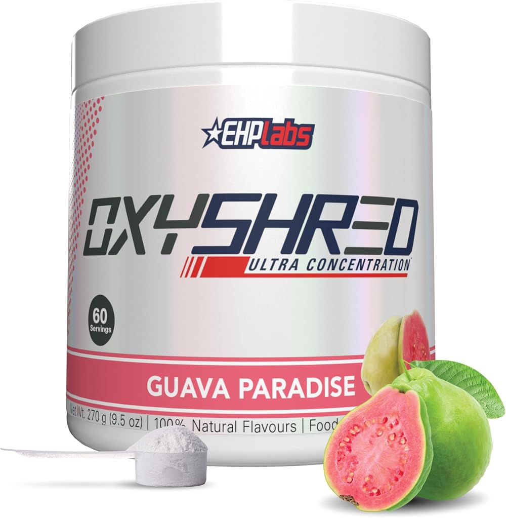 EHP LABS OxyShred Pre Workout Powder Guava Paradise 60 Servings