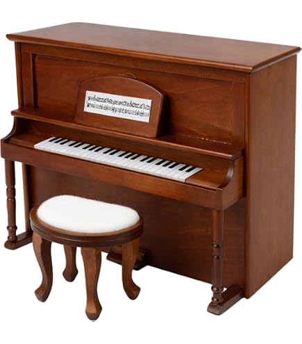 Amazon.com: Miniature Upright Piano with Stool Sold at Miniatures