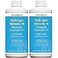 Viva Doria Hydrogen Peroxide 3 Percent, Food Grade, 3% Hydrogen Peroxide Food Grade, 473 ml (2 Pack) (Total: 946 ml)