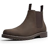 CGRRBW Mens Slip On Chelsea Boots, Work Hiking Ankle Booties For Men Comfortable and Lightweight