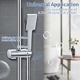 Joyoldelf Shower Head Holder Bracket 19-25mm Detachable Adjustable Chrome view 4
