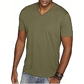Next Level Apparel 6440 Mens Premium Fitted Sueded V-Neck Tee -2 Pack ...