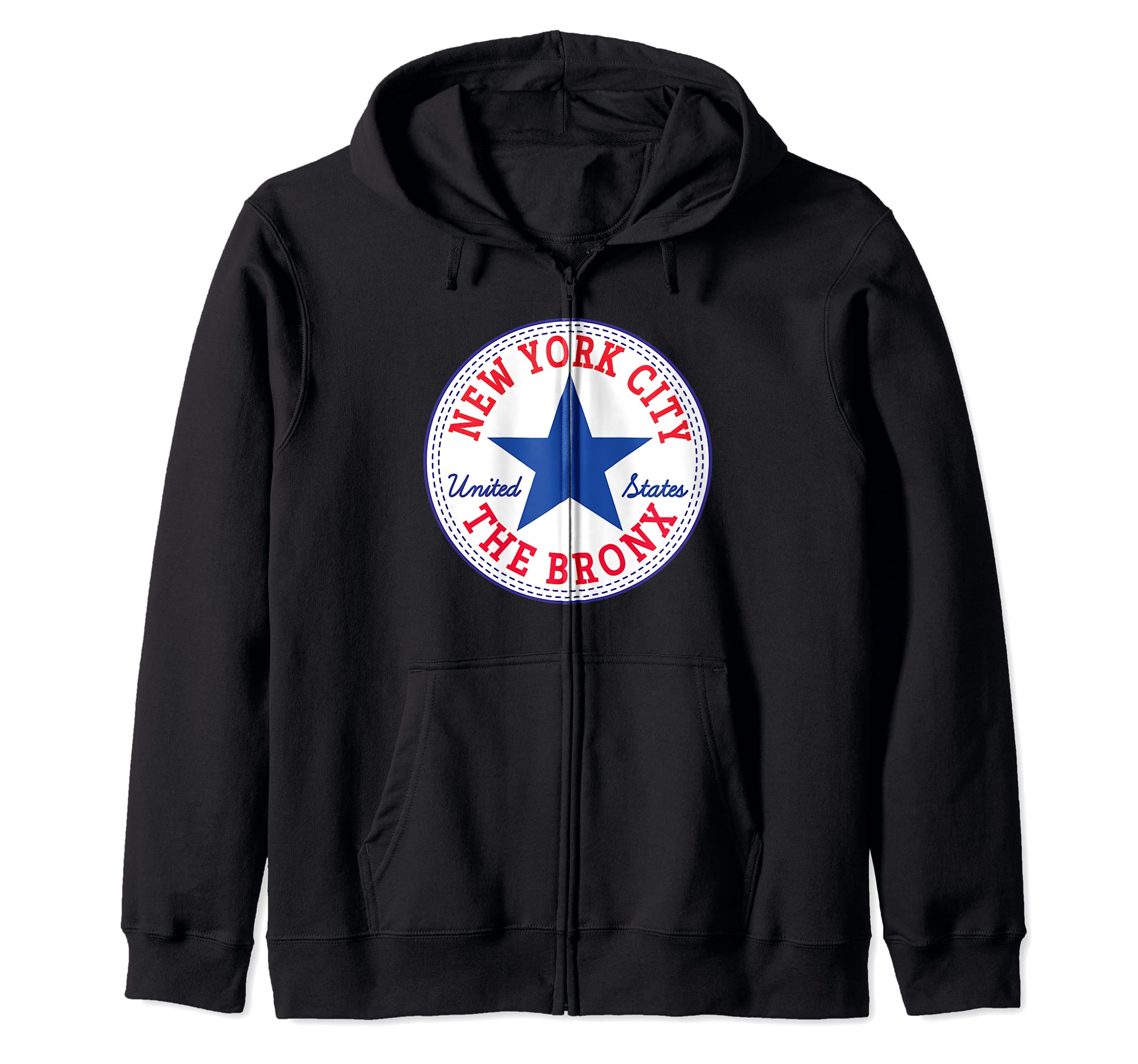 New York City THE BRONX borough USA United States of America Zip Hoodie