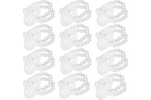 CAVLA 12 Pcs Elastic Pearl Wrist Corsage Bands, Wedding Wristlets, DIY Corsages Accessories for Festival Prom Hand Flowers Be