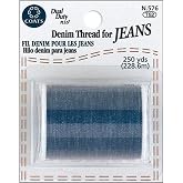 Coats &amp; Clark Inc. N576 Denim Thread for Jeans, 250-Yard, Blue