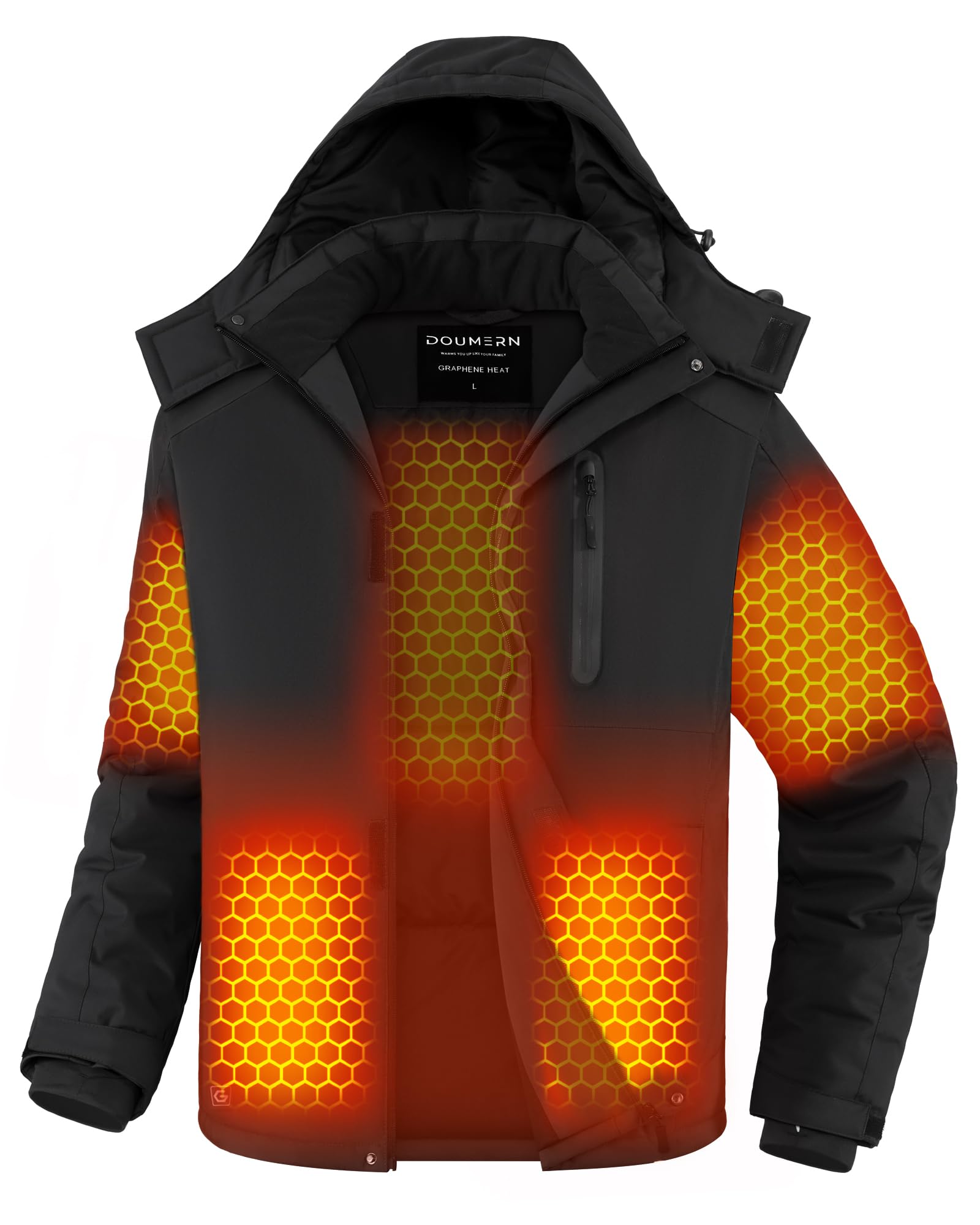 Graphene-Heated Short Down Jacket main image 0