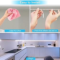 LAFULIT 8 PCS Under Cabinet Lighting Kit, Bright
