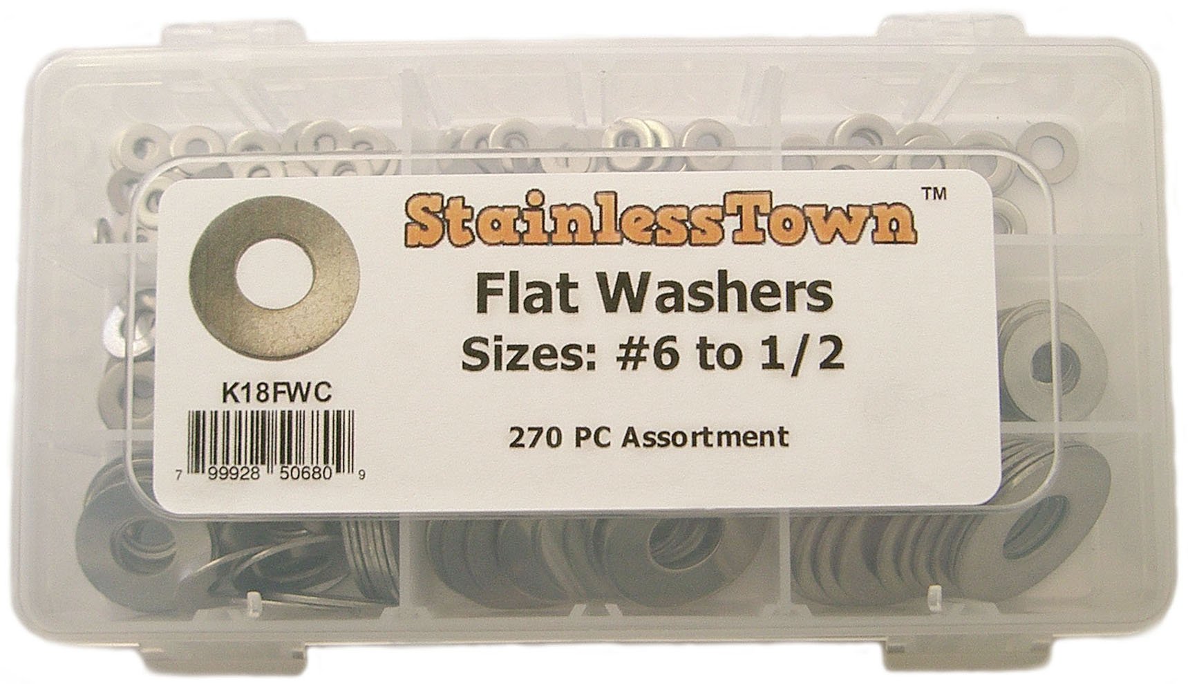 Stainlesstown K18FWC Stainless Steel Flat Washer Assortment Kit 799928506809 eBay