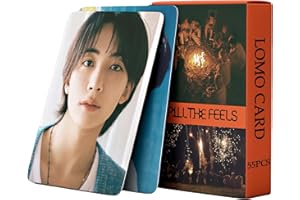 PYAJUU Seventeen Spill The Feels Album Photocard 55PCS K-POP Seventeen LOMO Cards Seventeen Merch Seventeen 2024 Album Cards Gift for Boys and Girls