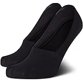 Cole Haan Mens Liner Socks - 2 Pack Non-Slip Low Cut No Show Socks for Men - Shoe Sock Liners with Silicon Heel Grip (7-12)