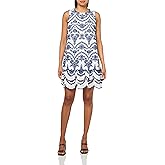 Anne Klein Women's Tiered Eyelet Dress