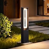 PAKEDANDUN Outdoor Path Light, 31.5" Pathway Walkway Lights Hard Wired, Waterproof Landscape LED Bollard Lighting Yard Lawn L