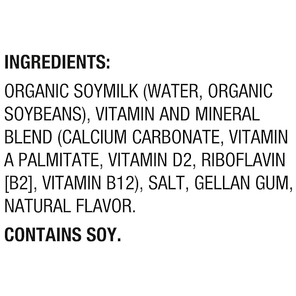 SILK SHELF-STABLE ORGANIC SOY MILK, UNSWEETENED, DAIRY-FREE, VEGAN, NON-GMO PROJECT VERIFIED,32 FL OZ(PACK OF 6)