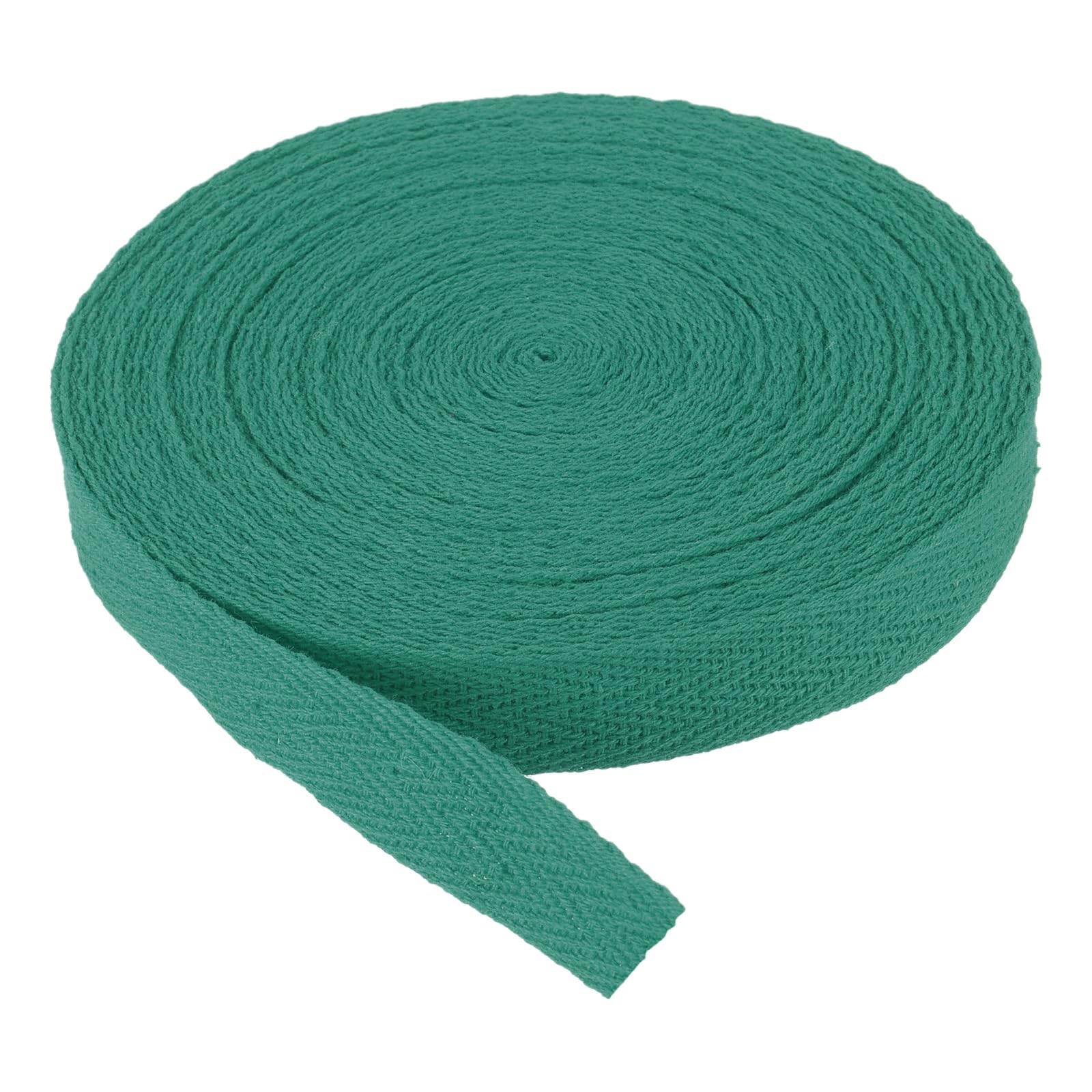 PATIKIL Cotton Twill Tape 15mm(5/8") 9m(10 Yards) Cotton Ribbon Bias Binding Tape Herringbone Webbing Trim for Sewing Gift Wrapping DIY Onion Green