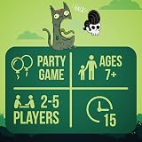 Exploding Kittens Zombie Kittens Card Game 2-5 Players Ages 7+ 15 Min view 2