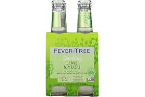 Fever-Tree Sparkling Lime & Yuzu Mixer 4Pk, 6.8 Fz