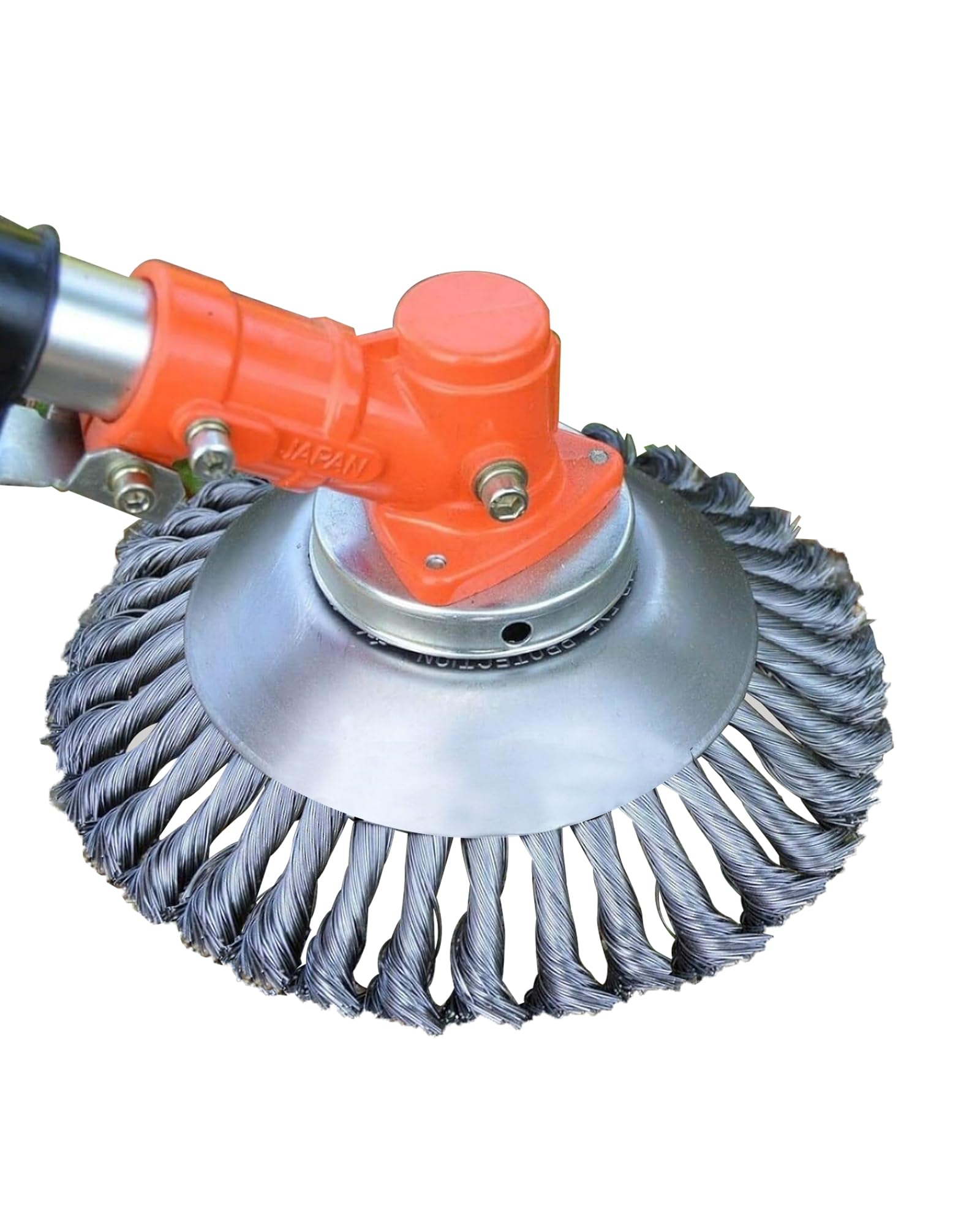 LADAMI Wire Grass Trimmer Cutter Head,Strimmer Head,Grass Trimmer Head 200 x 25.4 mm,Universal Trimmer Wire Brush for Effective Moss Removal und Weeds 8 Inch