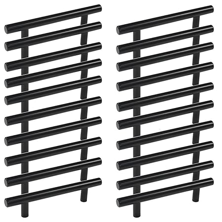 Margueras 20pcs T Bar Handle Kitchen Cabinet Door Handles Drawer