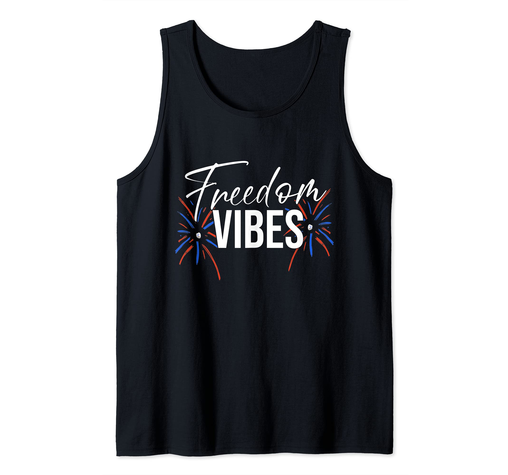 Freedom Vibes 4th of July Group Party For Independence Day Tank Top