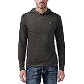 Buffalo David Bitton mens Long Sleeve Burnout Hoodie Lightweight