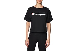 Champion Women's Cropped T-Shirt, Classic Cropped Tee Shirt for Women, Crop Top Tee Shirts